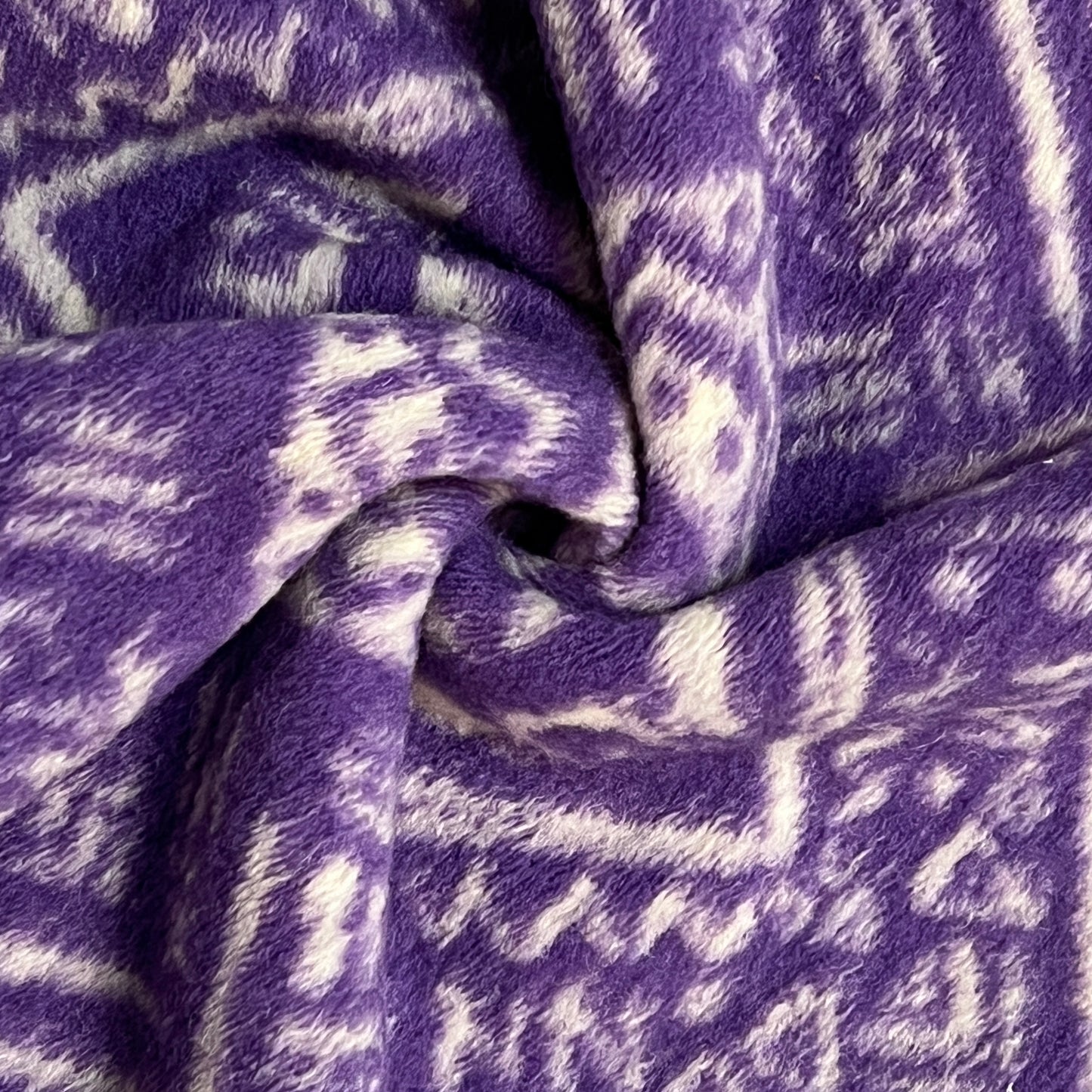 COUPON : LAINE VIOLET IMPÉRIAL : 1.80m