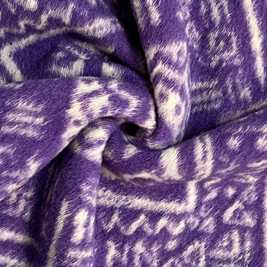 COUPON : LAINE VIOLET IMPÉRIAL : 1.80m