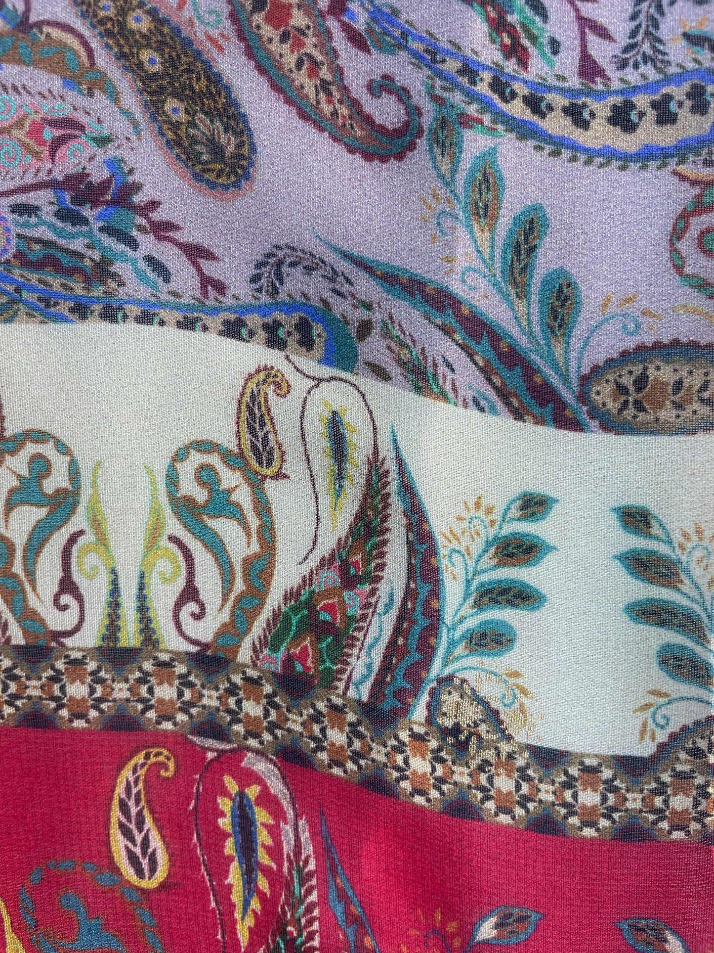LORIEN: Voile de Coton Viscose imprimé Bohème