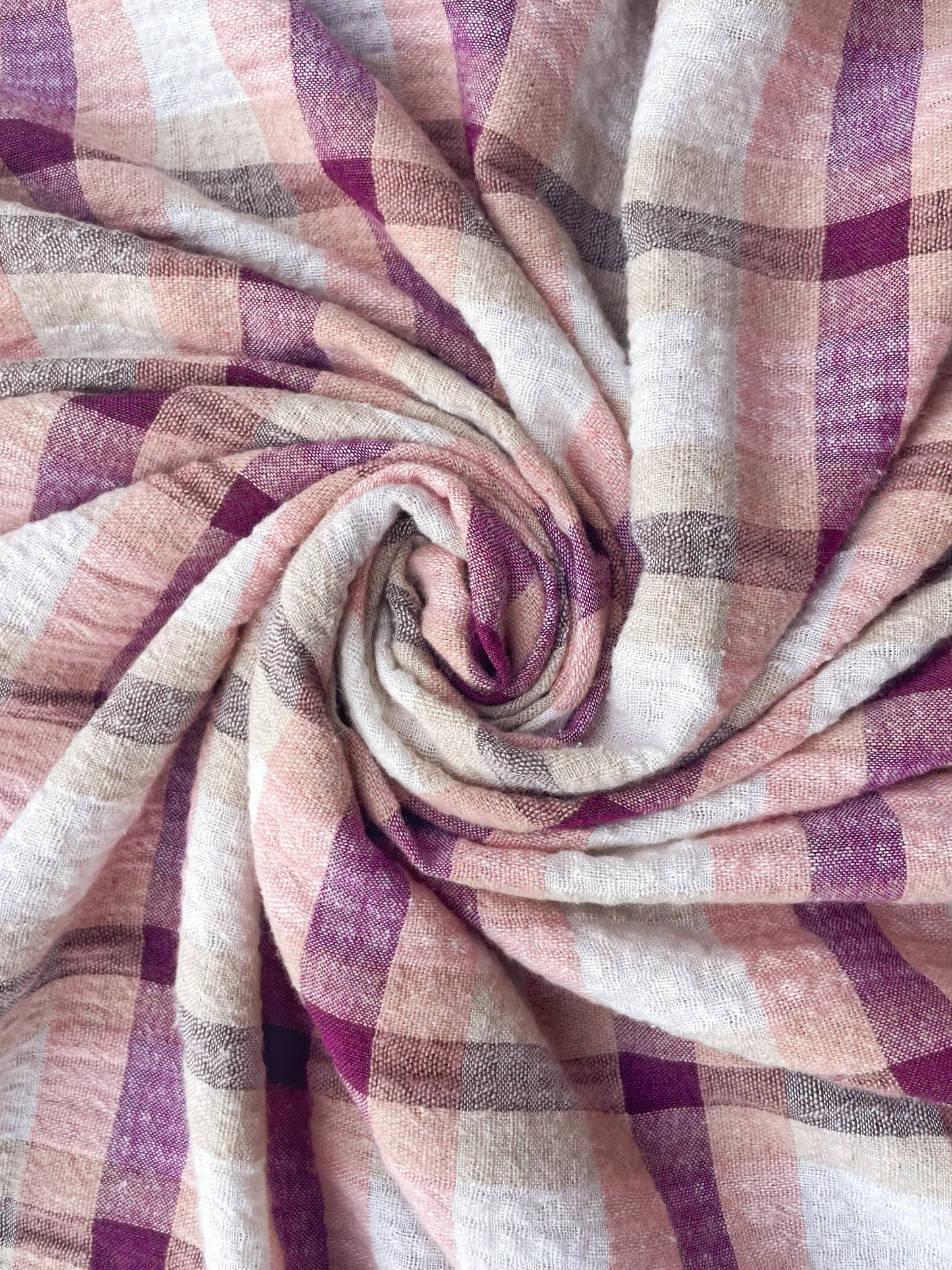ROWAN: Plaid de Coton imprimé tartan