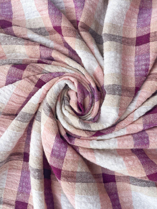 ROWAN: Plaid de Coton imprimé tartan
