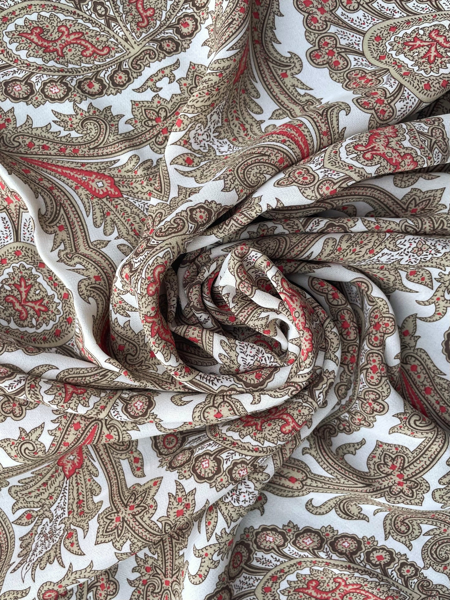 ORION: Crêpe Viscose imprimé Bohème