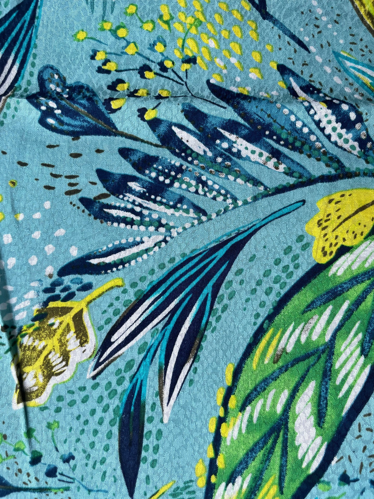 ORANE: Crêpe Viscose imprimé Végétal
