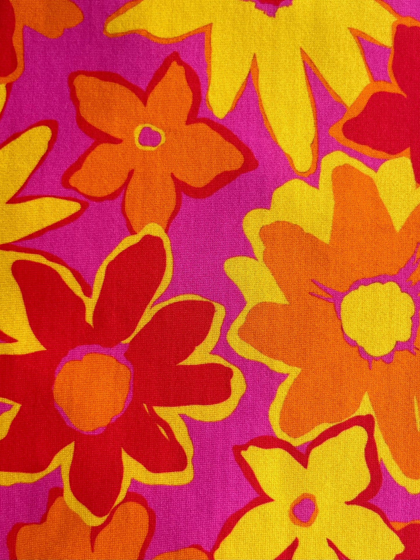 FLEURIA: Maille imprimé Flower Power