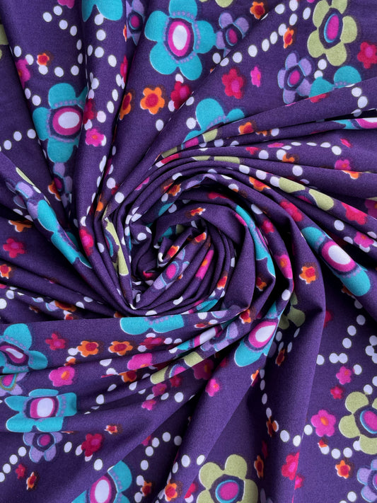 LIRISSA: Maille imprimé Floral et pois
