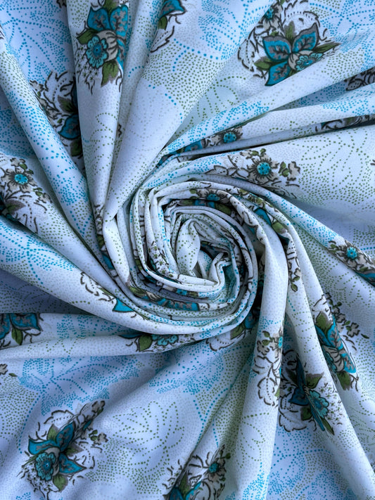 MIRELLA: Maille imprimé Floral Vintage