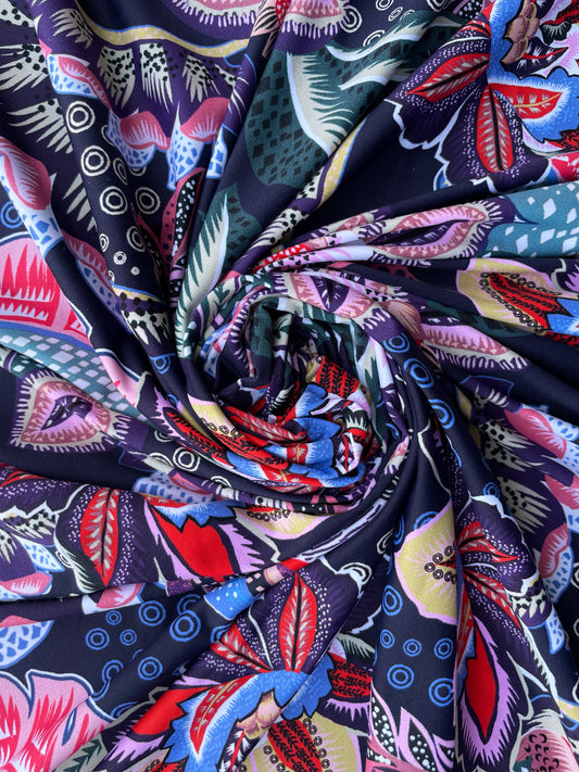 AZALÉE: Maille imprimé Floral