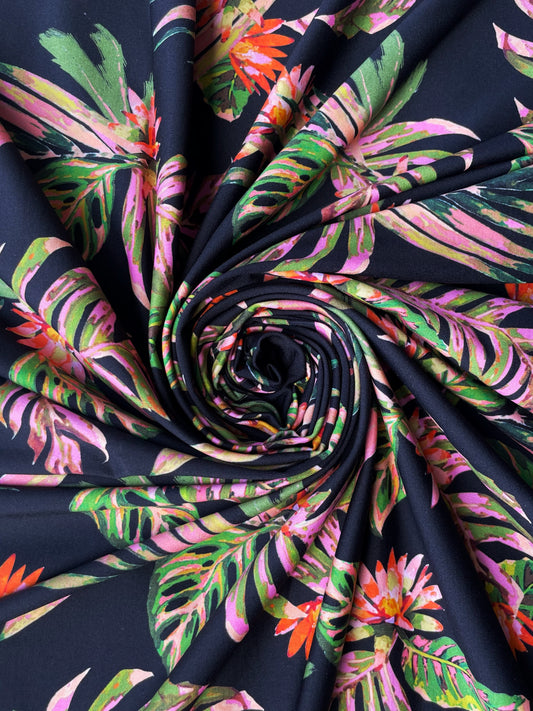 MARWEN: Maille imprimé Jungle Florale