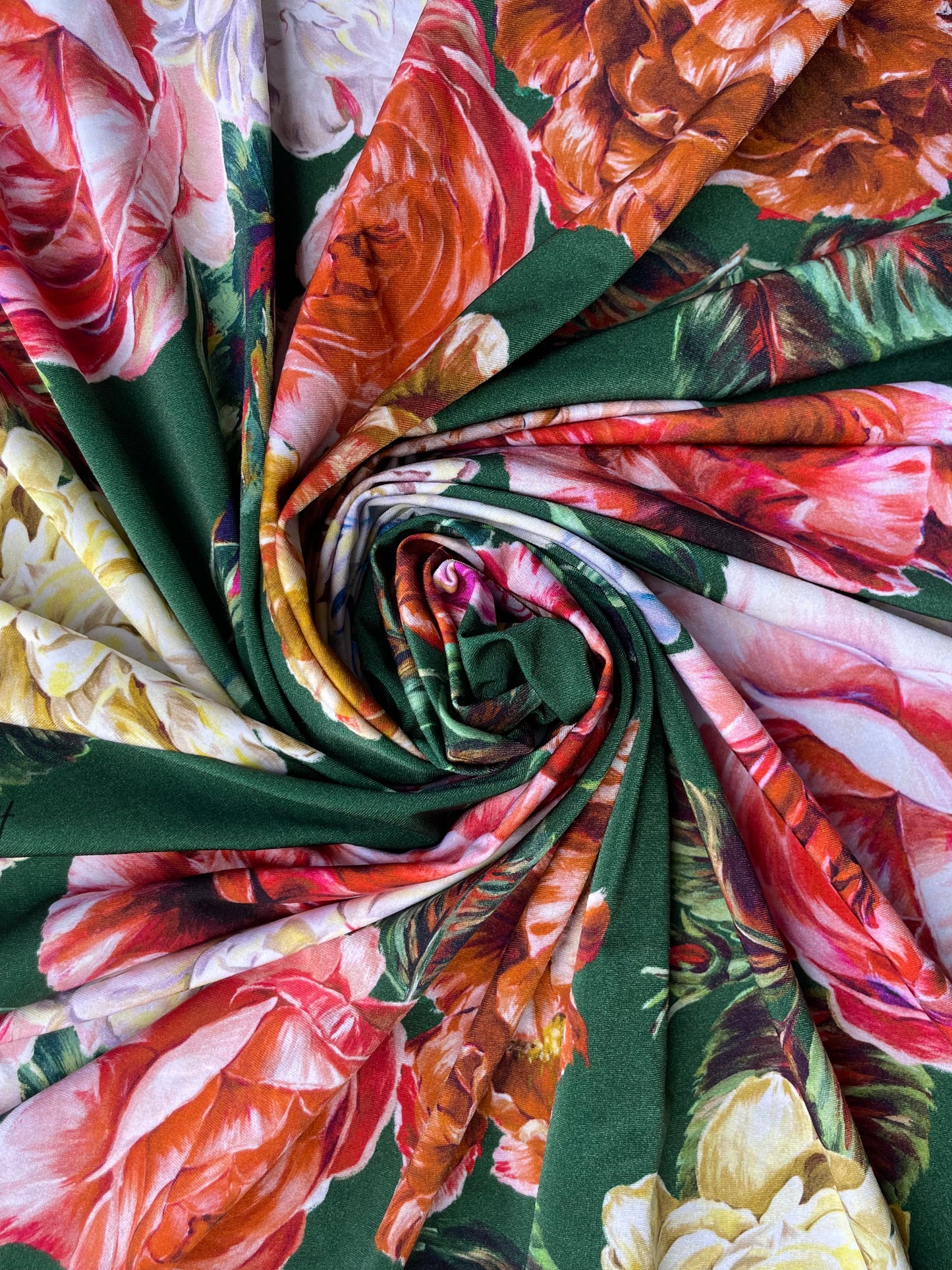 MEI: Maille imprimé Pivoine Vintage