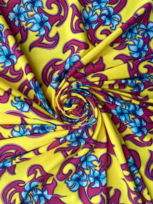 KENDRA: Maille imprimé Floral 90’s