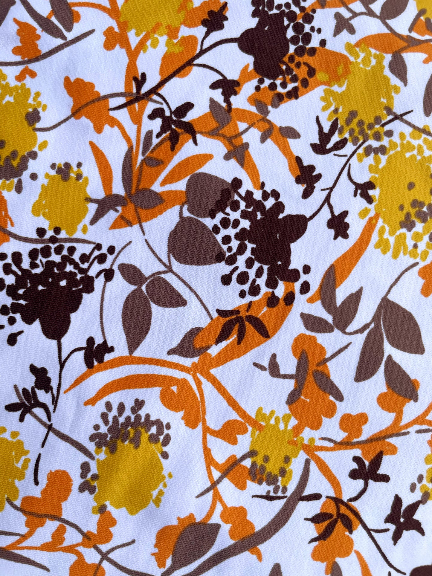 AUTOMNE: Maille imprimé Fleurs d’Automne