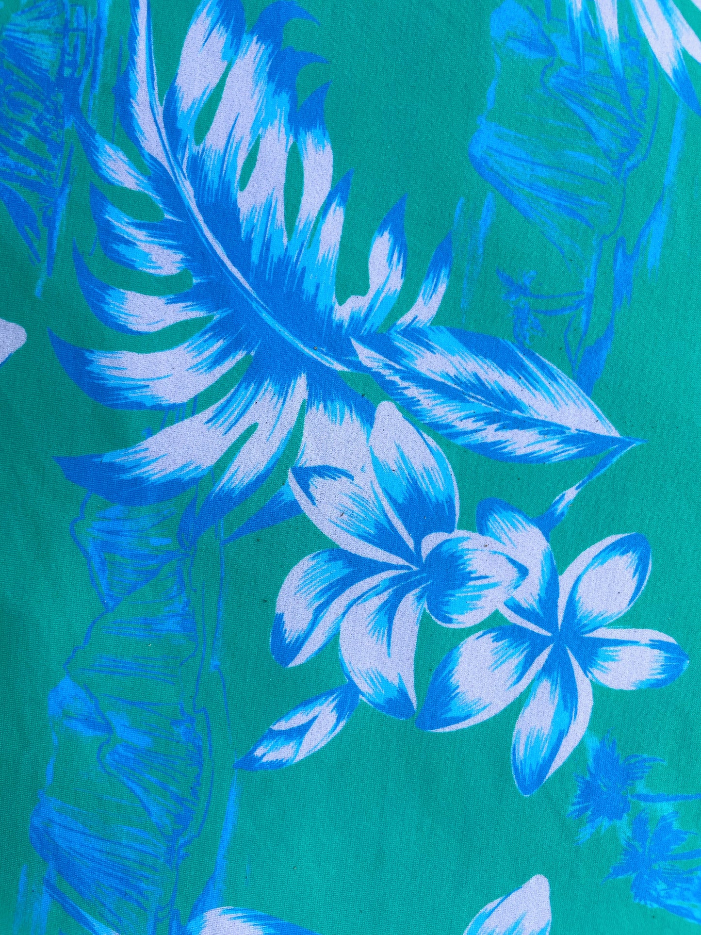 MAHINA: Maille imprimé Fleurs Tropicales